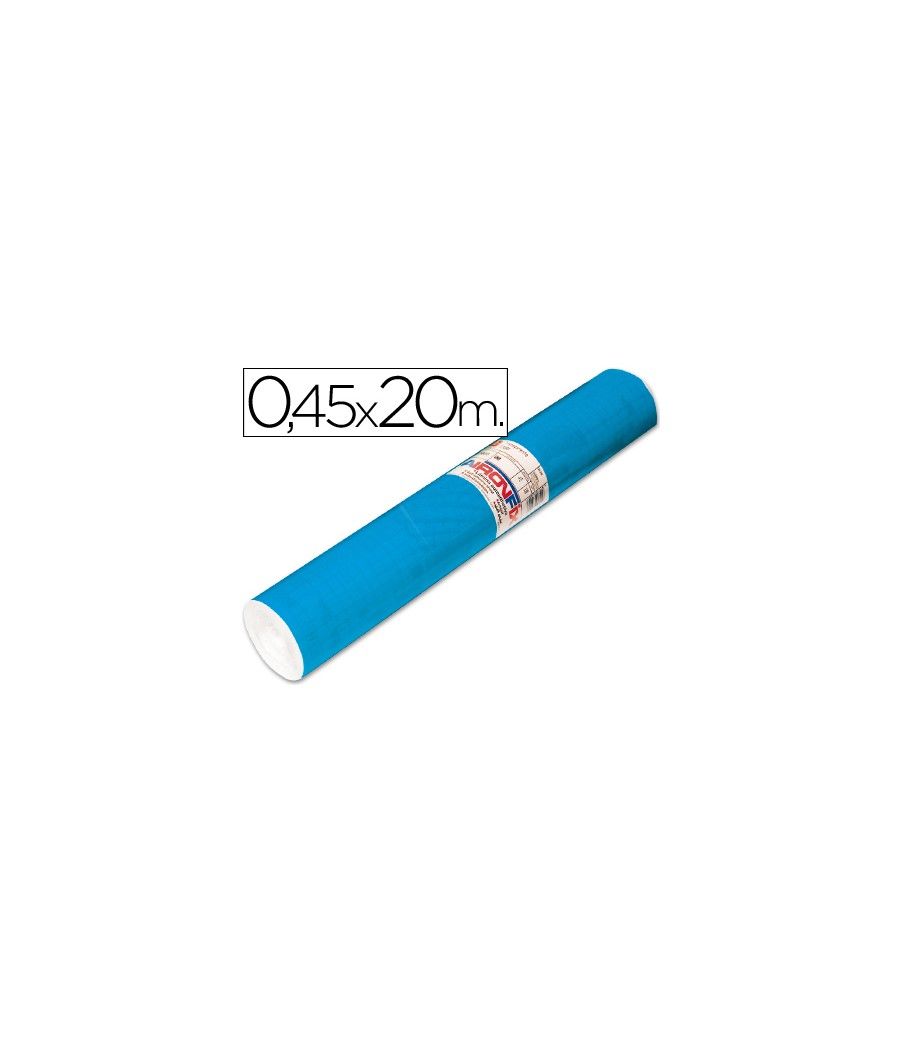 Rollo adhesivo aironfix unicolor azul mate medio 67014rollo de 20 mt - Imagen 2
