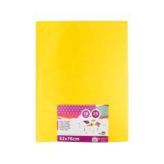 Papel seda liderpapel amarillo 52x76 cm 18 gr -paquete de 25 hojas - Imagen 3