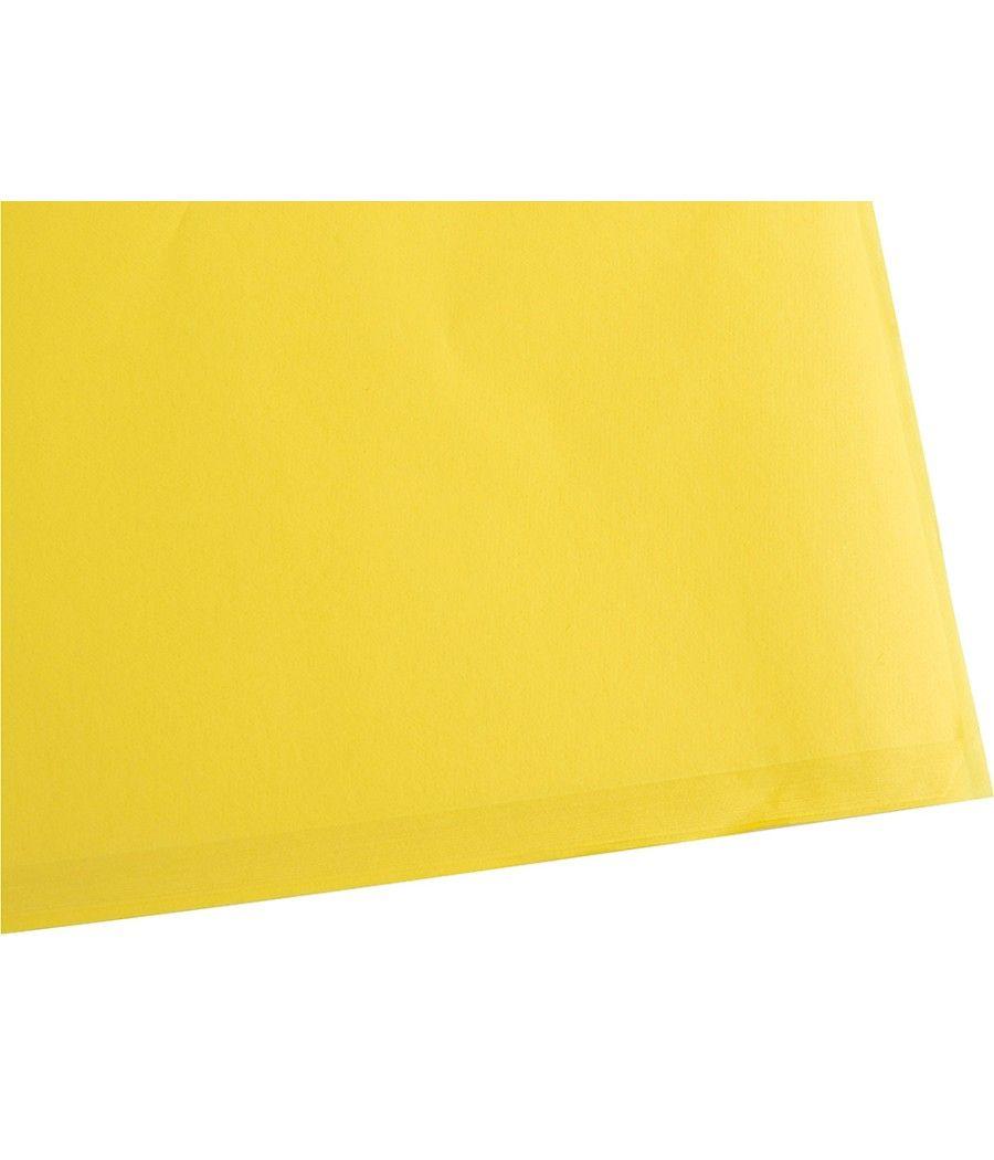 Papel seda liderpapel amarillo 52x76 cm 18 gr -paquete de 25 hojas - Imagen 5