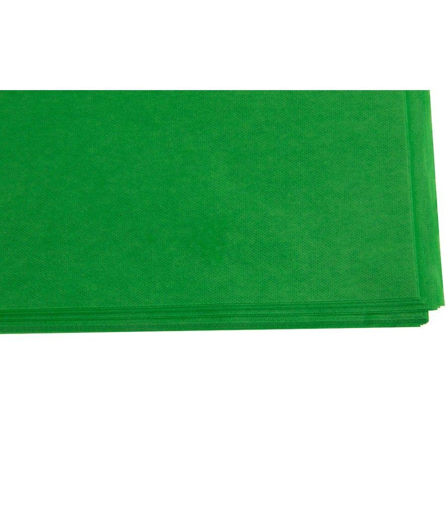 Papel seda liderpapel verde medio 52x76 cm 18 gr -paquete de 25 hojas - Imagen 5