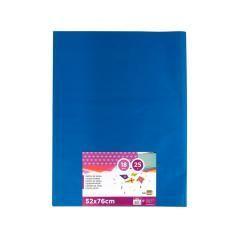 Papel seda liderpapel azul 52x76 cm 18 gr -paquete de 25 hojas - Imagen 3