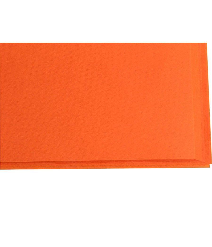 Papel seda liderpapel naranja 52x76 cm 18 gr -paquete de 25 hojas - Imagen 5