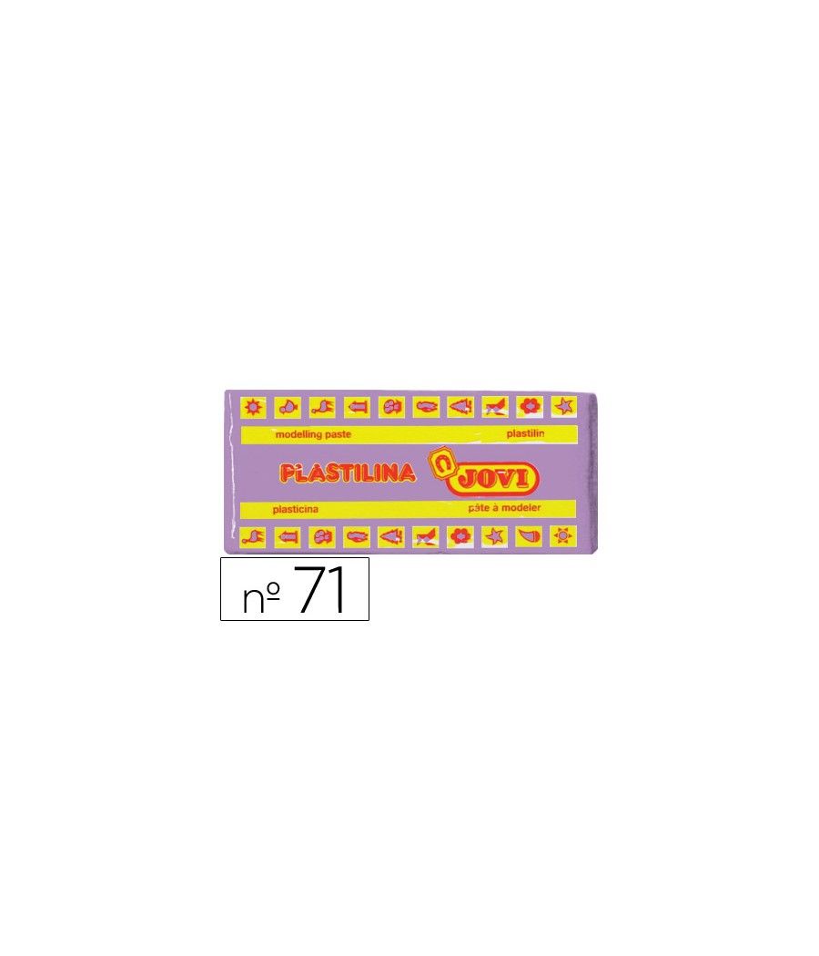 Plastilina jovi 71 lila -unidad -tamaño mediano - Imagen 2