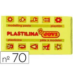 Plastilina jovi 70 amarillo claro -unidad -tamaño pequeño - Imagen 2