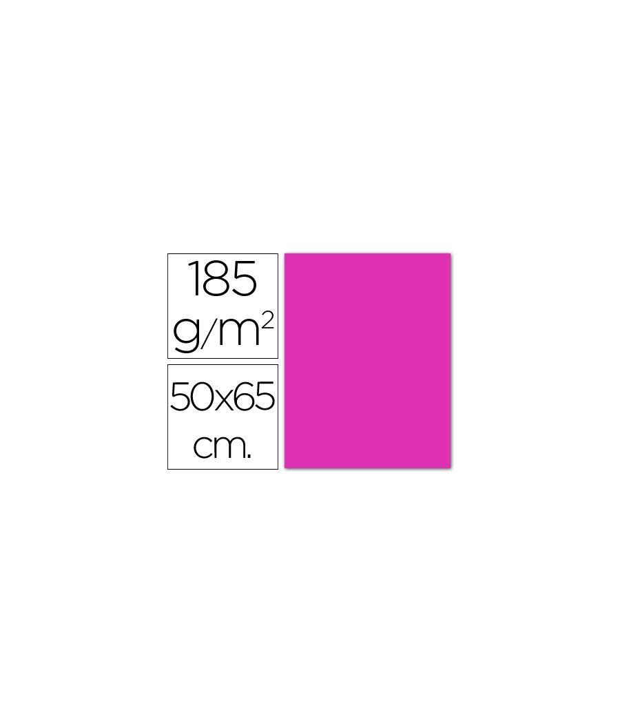 Cartulina guarro fucsia -50x65 cm -185 gr pack 25 unidades - Imagen 2