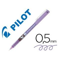 Rotulador pilot punta aguja v-5 violeta 0.5 mm PACK 12 UNIDADES
