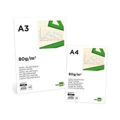 Bloc papel milimetrado liderpapel encolado 297x420mm 50 hojas 80g/m2 - Imagen 5