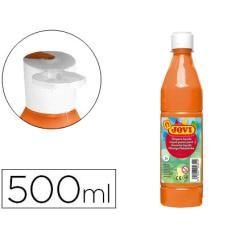 Tempera líquida jovi escolar 500 ml naranja - Imagen 2
