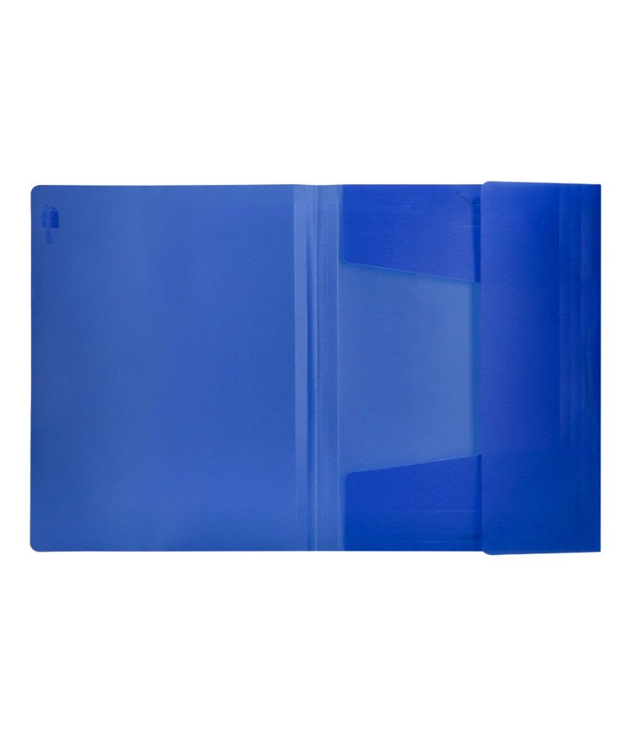 Carpeta liderpapel gomas solapas 34962 polipropileno din a4 azul translucido - Imagen 6
