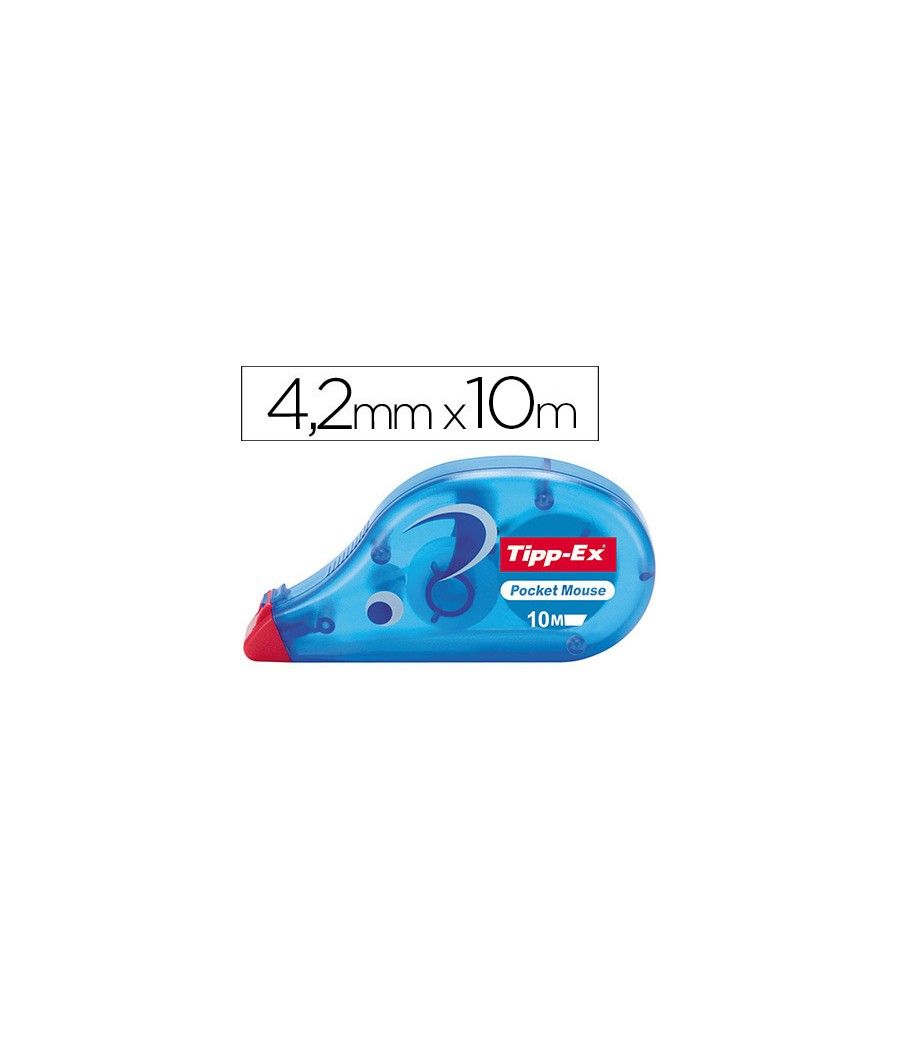 Corrector tipp-ex cinta pocket mouse 4,2 mm x 10 m - Imagen 2
