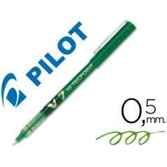 Rotulador pilot punta aguja v-7 verde 0.7 mm pack 12 unidades - Imagen 3