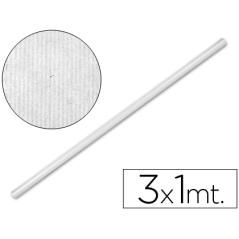 Papel kraft liderpapel blanco rollo 3x1 mt pack 5 unidades - Imagen 2