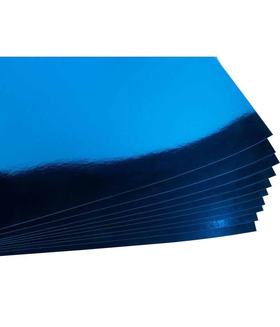 Cartulina liderpapel 50x65 cm 235g/m2 metalizada azul pack 10 unidades - Imagen 5