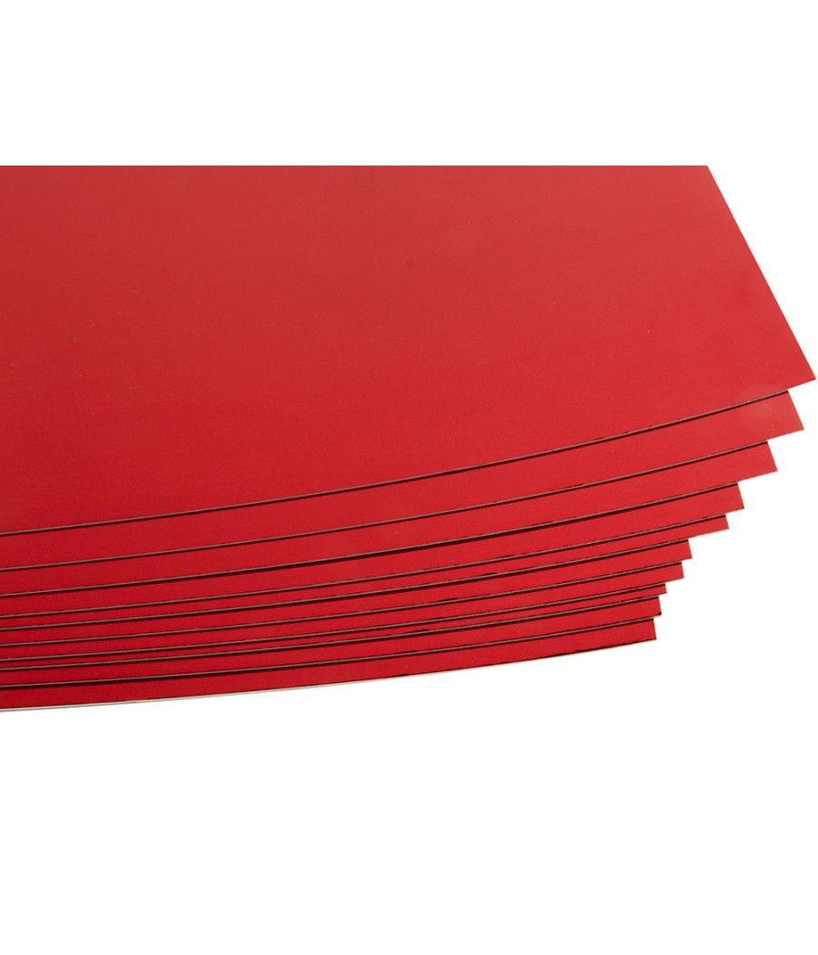 Cartulina liderpapel 50x65 cm 235g/m2 metalizada rojo pack 10 unidades - Imagen 5