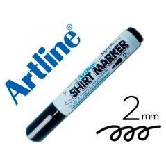 Rotulador artline camiseta ekt-2 negro punta redonda 2 mm para uso en camisetas pack 4 unidades - Imagen 1
