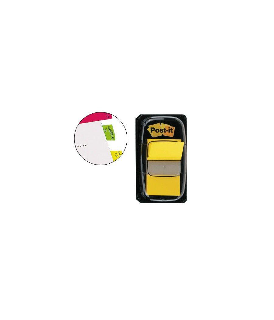 Banderitas separadoras 680-5 amarillas dispensador de 50 unidades - Imagen 2