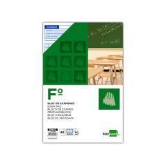 Bloc exámenes liderpapel cuadro 2mm folio 40 hojas 60g/m2 pack 10 unidades - Imagen 3