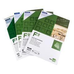 Bloc exámenes liderpapel cuadro 2mm folio 40 hojas 60g/m2 pack 10 unidades - Imagen 5