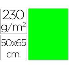 Cartulina fluorescente verde 50x65 cm pack 10 unidades - Imagen 2