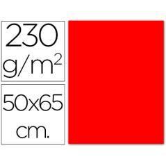 Cartulina fluorescente roja 50x65 cm pack 10 unidades - Imagen 2