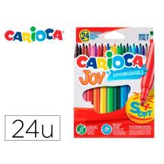 Rotulador carioca joy caja de 24 colores - Imagen 2