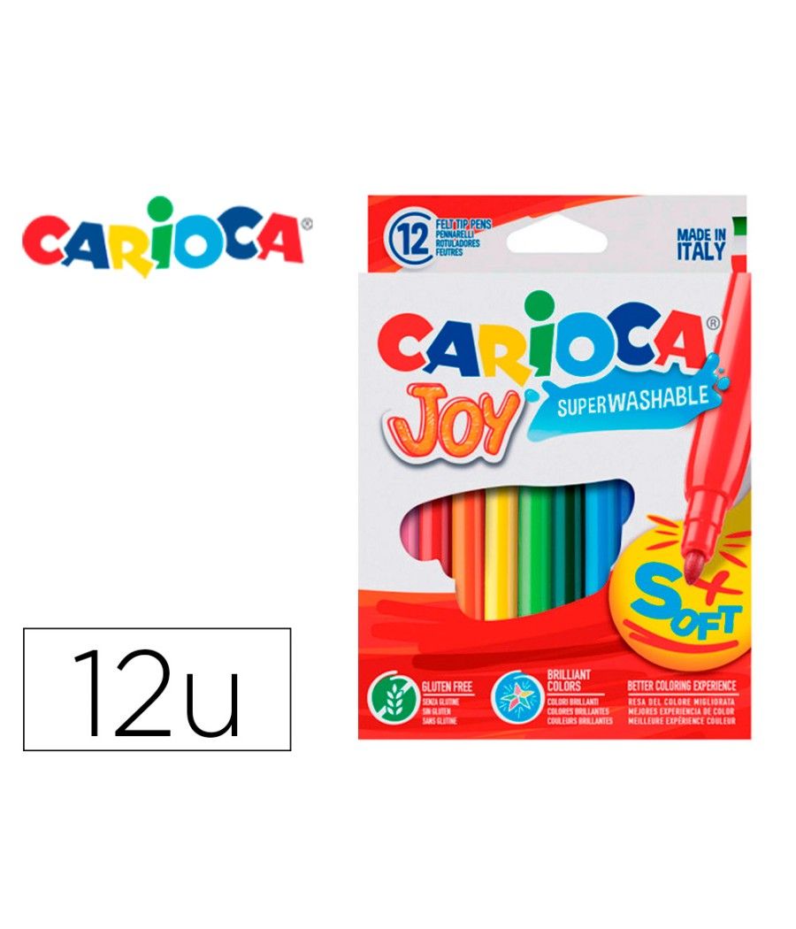 Rotulador carioca joy caja de 12 colores - Imagen 2