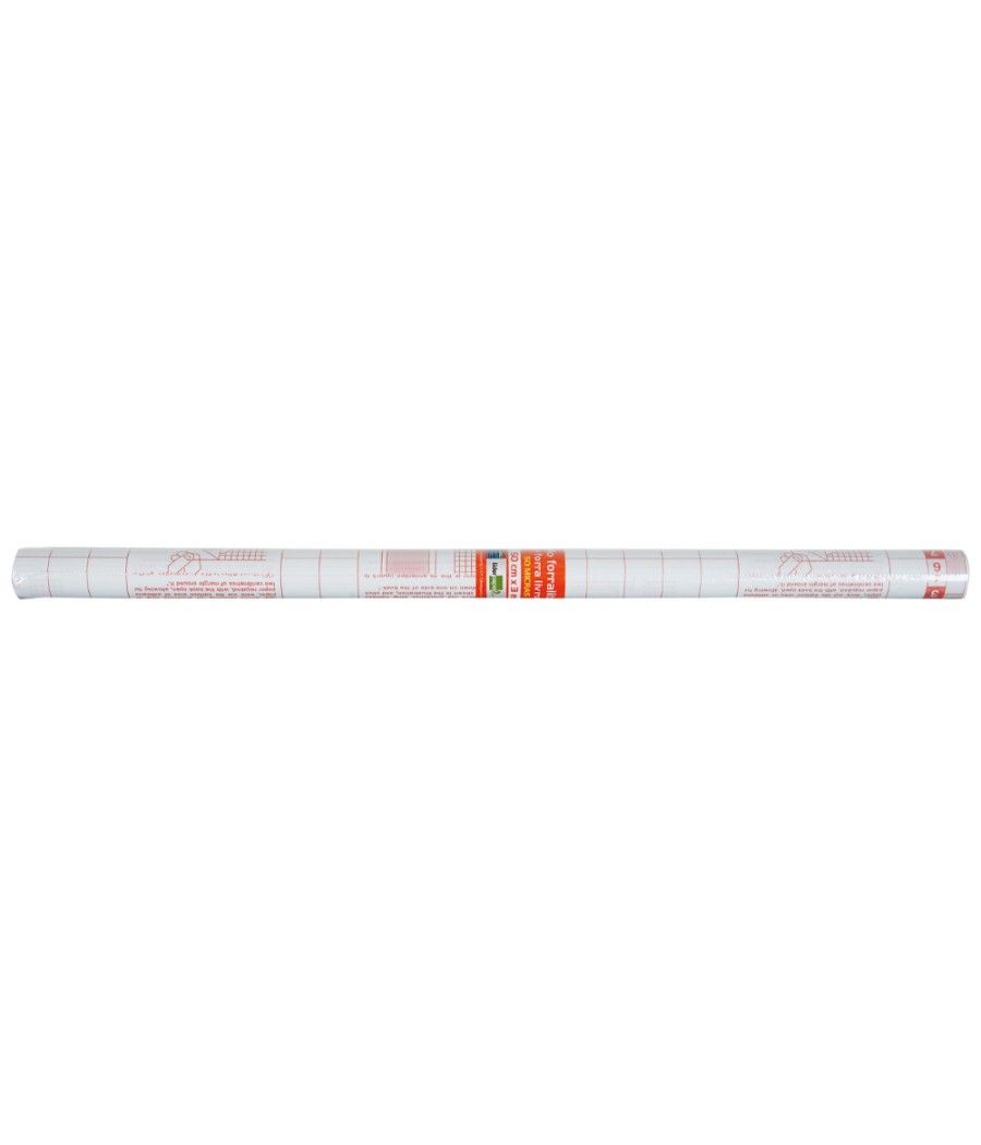 Rollo plástico adhesivo liderpapel 0.50x1.50 50 mc -forralibros removible - Imagen 3