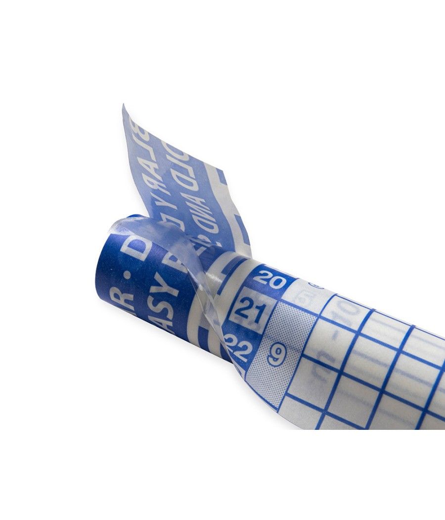 Rollo plástico adhesivo liderpapel 0.50x1.50 50 mc -forralibros removible - Imagen 4