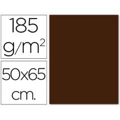 Cartulina guarro marron/chocol -50x65 cm -185 gr pack 25 unidades - Imagen 2
