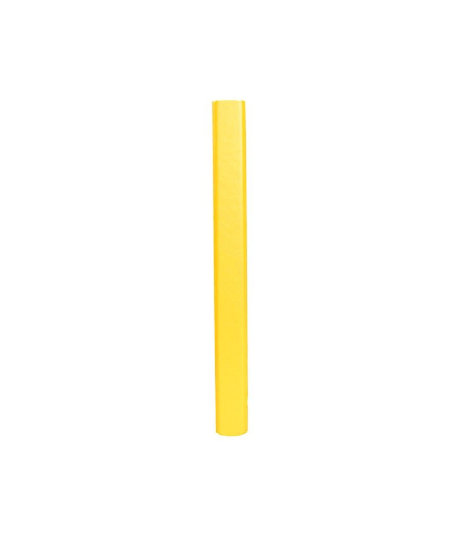 Carpeta liderpapel antartik gomas a4 3 solapas cartón forrado trending color amarillo - Imagen 6