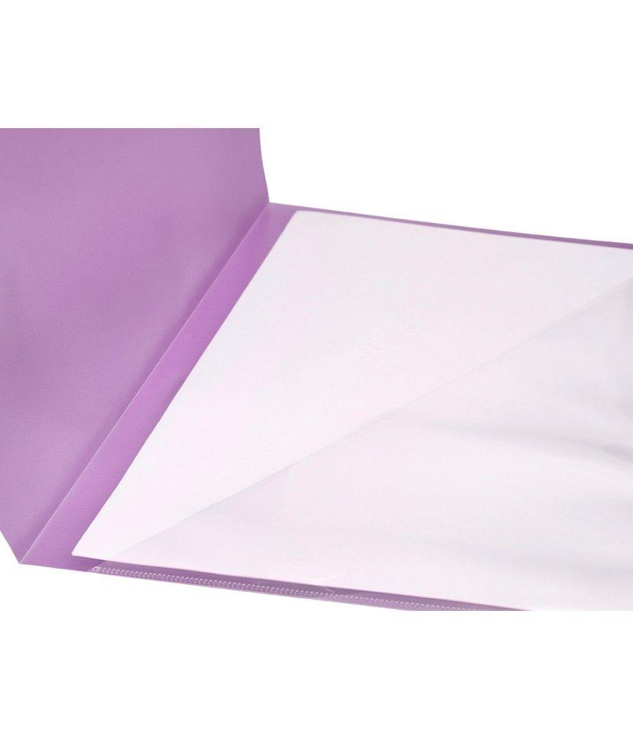 Carpeta liderpapel dossier a4 u ero lavanda opaco pack 10 unidades - Imagen 6