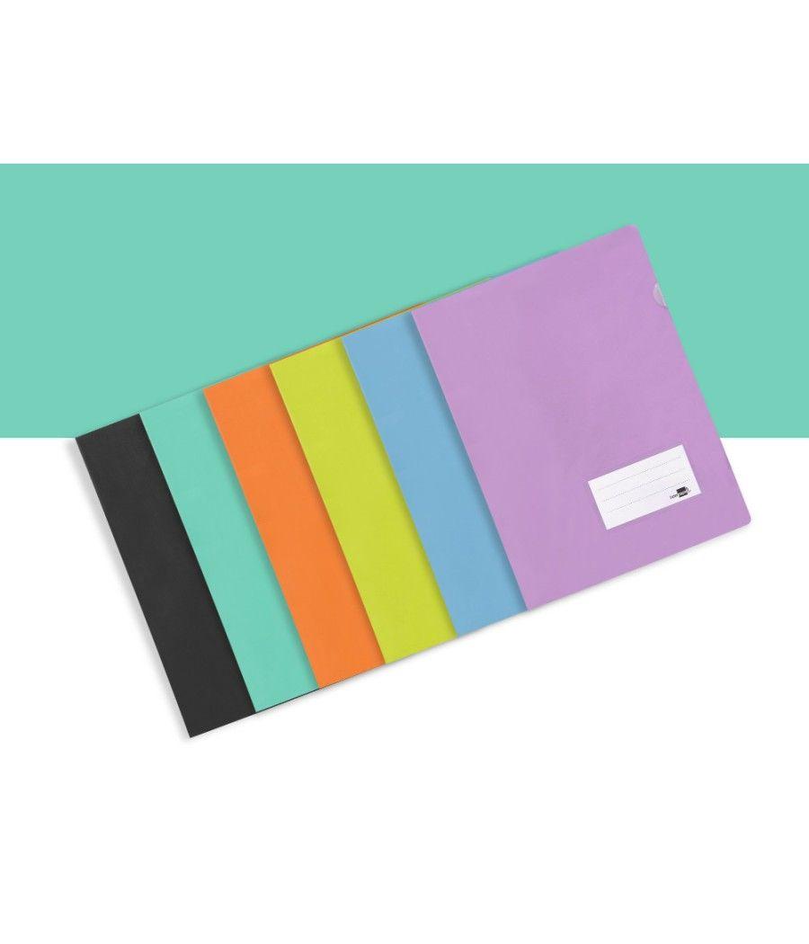 Carpeta liderpapel dossier a4 u ero lavanda opaco pack 10 unidades - Imagen 8