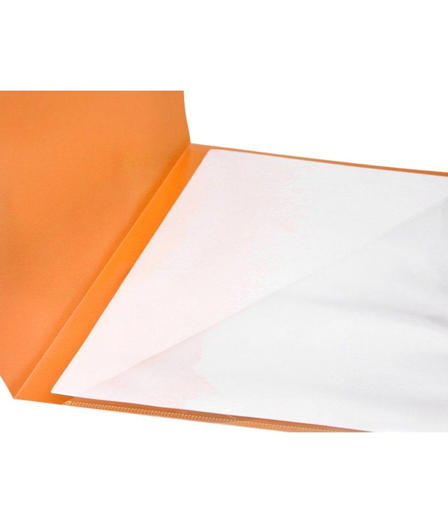 Carpeta liderpapel dossier a4 u ero naranja flúor opaco pack 10 unidades - Imagen 6