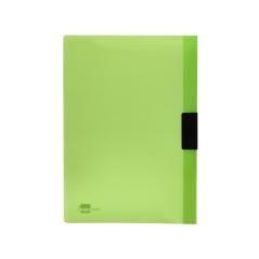 Carpeta liderpapel dossier pinza lateral polipropileno din a4 verde translucido 60 hojas pinza deslizante - Imagen 4