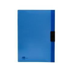 Carpeta liderpapel dossier pinza lateral polipropileno din a4 azul translucido 60 hojas pinza deslizante - Imagen 4