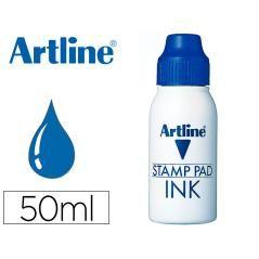 Tinta tampón artline azul frasco de 50 cc - Imagen 2