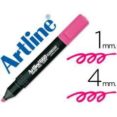 Rotulador artline fluorescente ek-660 rosa -punta biselada PACK 12 UNIDADES