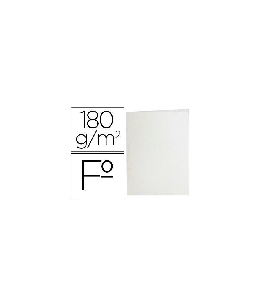 Subcarpeta liderpapel folio blanco 180g/m2 pack 50 unidades - Imagen 2