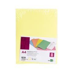 Subcarpeta liderpapel a4 amarillo pastel 180g/m2 pack 50 unidades - Imagen 3