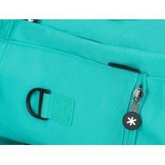 Cartera antartik mochila 2 asas y bolsillos exteriores menta 300x115x390 mm - Imagen 10