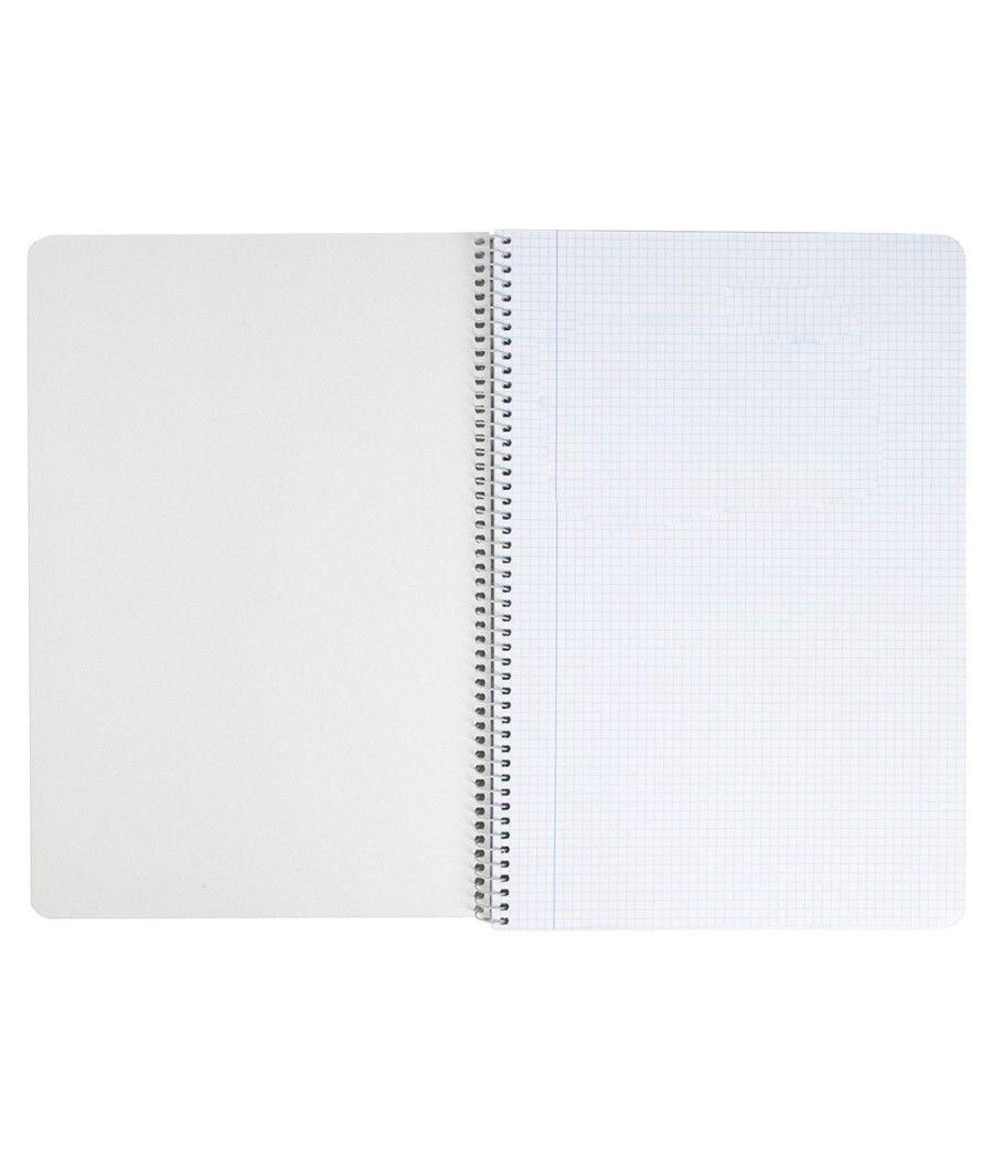 Cuaderno espiral liderpapel folio witty tapa dura 80h 75gr liso sin margen colores surtidos pack 5 unidades - Imagen 4