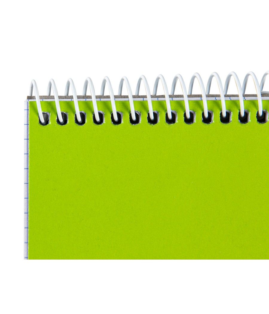 Cuaderno espiral liderpapel bolsillo octavo apaisado smart tapa blanda 80h 60gr cuadro 4mm colores surtidos - Imagen 5