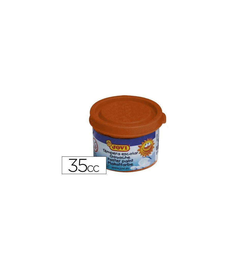 Tempera jovi 35 ml marron pack 5 unidades - Imagen 2