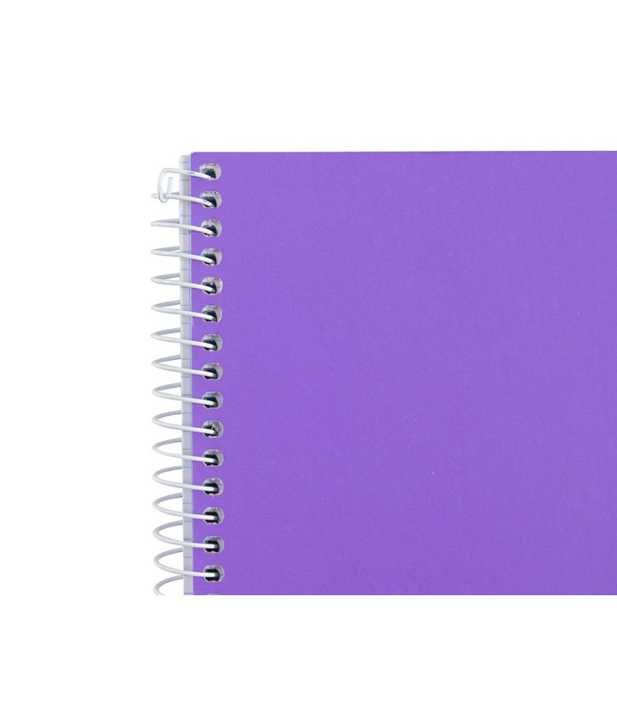 Cuaderno espiral liderpapel cuarto witty tapa dura 80h 75gr cuadro 4mm con margen colores surtidos - Imagen 5