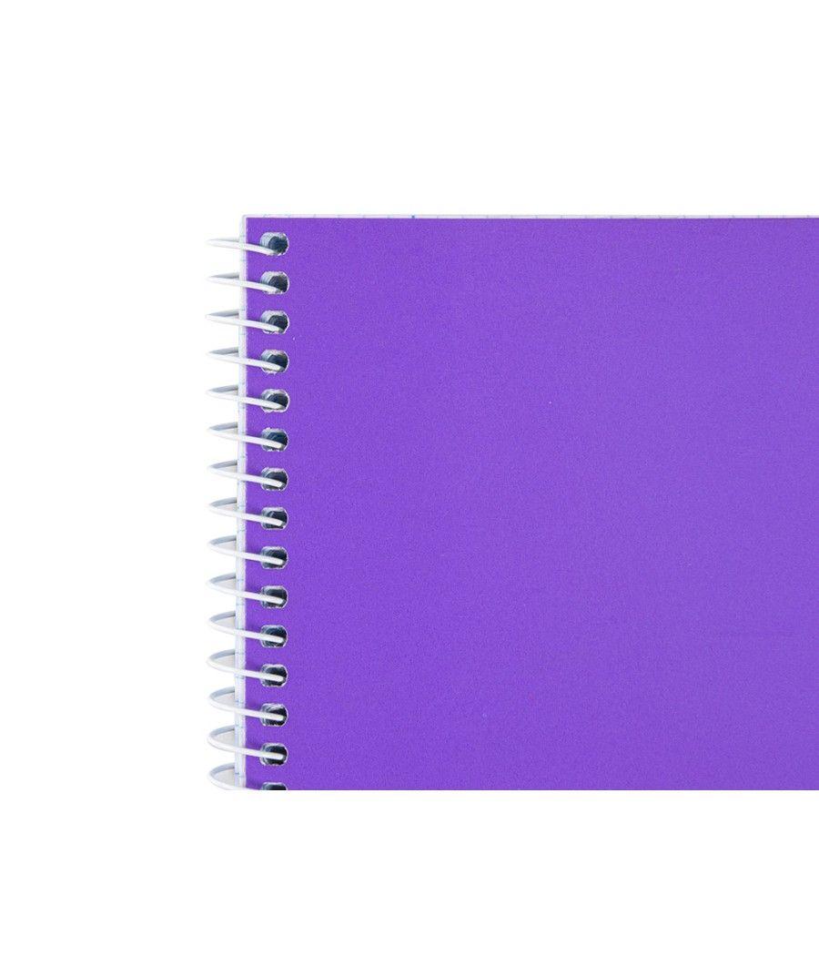 Cuaderno espiral liderpapel folio smart tapa blanda 80h 60gr liso sin margen colores surtidos pack 10 unidades - Imagen 3