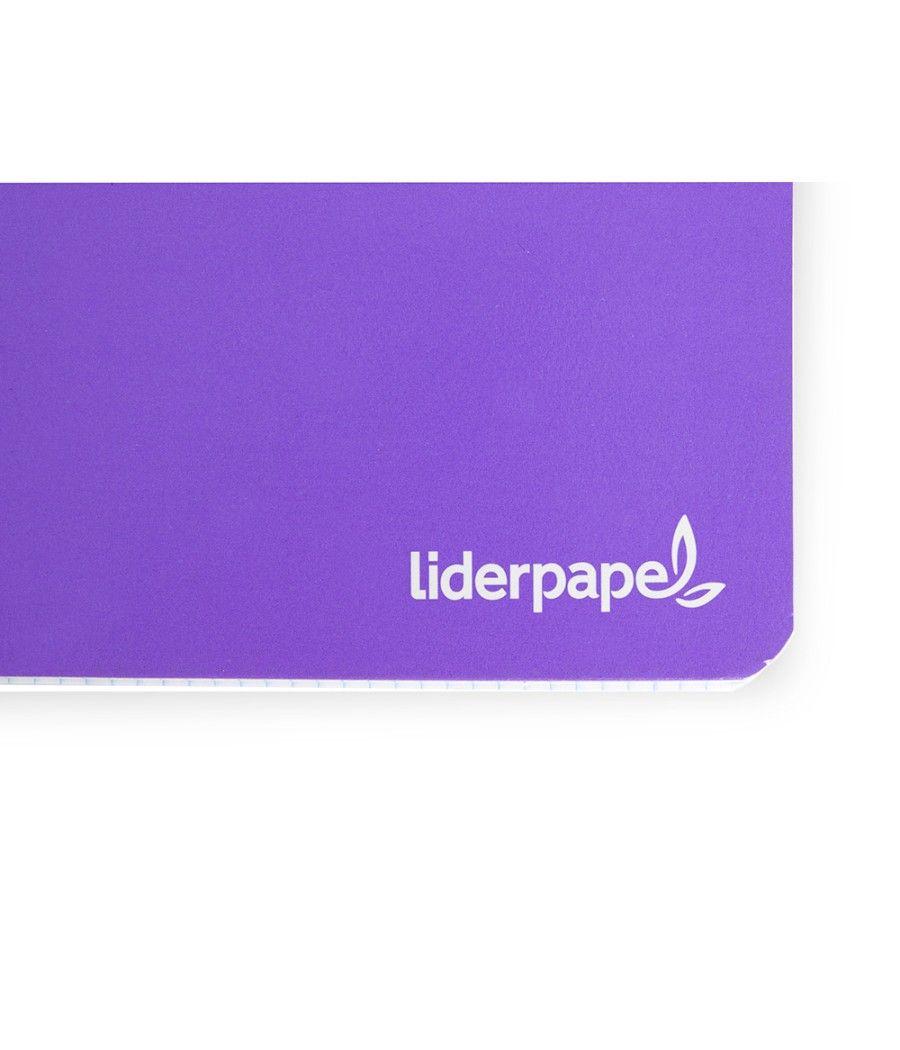 Cuaderno espiral liderpapel folio smart tapa blanda 80h 60gr cuadro 4 mm con margen colores surtidos - Imagen 4