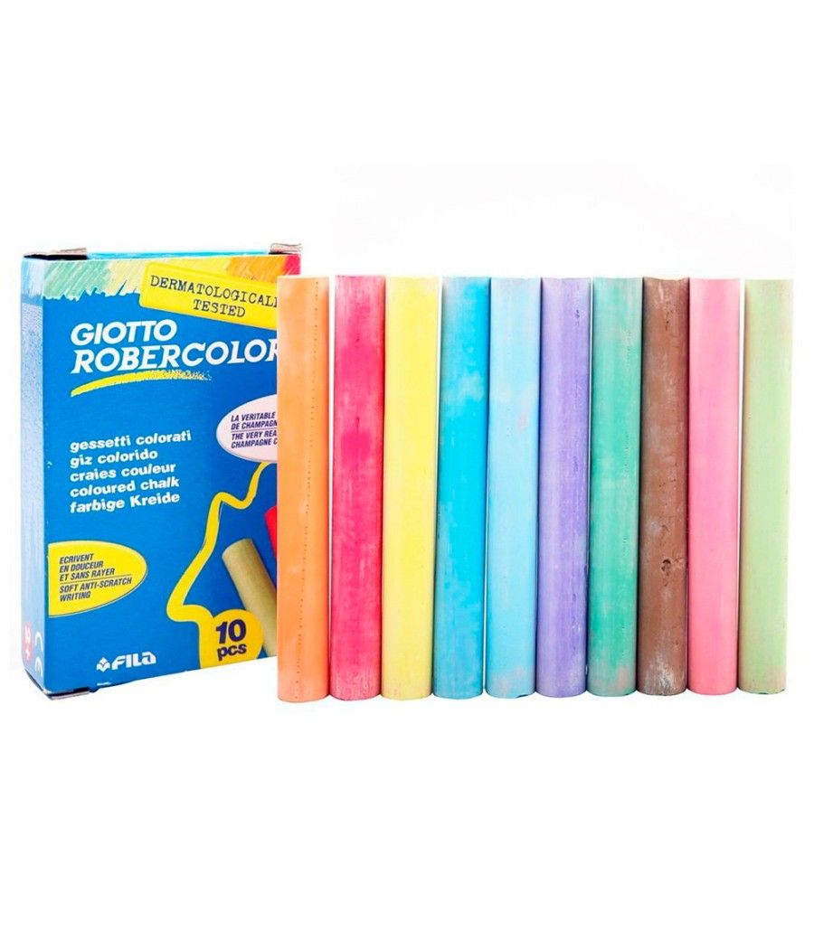 Tiza color antipolvo robercolor -caja de 10 unidades pack 10 unidades - Imagen 3