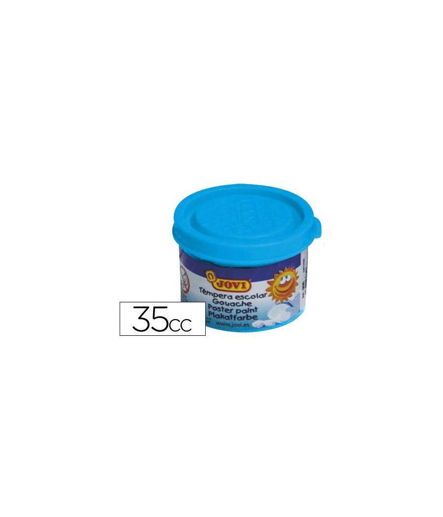 Tempera jovi 35 ml azul cyan pack 5 unidades - Imagen 2