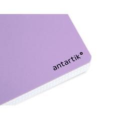 Cuaderno espiral liderpapel a5 antartik tapa dura 80h 100 gr cuadro 5mm color lavanda - Imagen 9