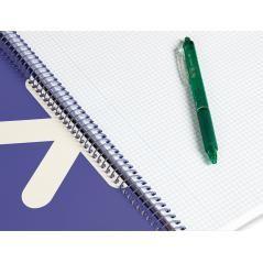 Cuaderno espiral liderpapel a4 micro antartik tapa dura 80h 100 gr cuadro 5 mm sin bandas 4 taladros color lavanda - Imagen 10